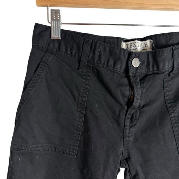 Elizabeth and James Oliver Black Low Rise Utility Slim Jogger Pants 25 - Picture 5 of 9